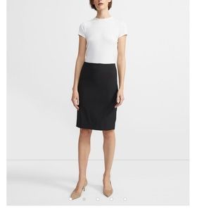 Theory Wool Blend Pencil Skirt